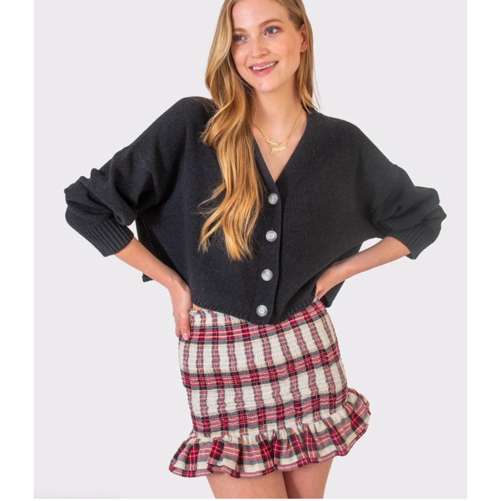 KOCH Nicole Mini Skirt in Tartan Plaid